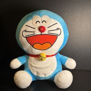 Doraemon Giga Jumbo Fluffy Sitting Plush Toy Vintage